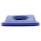 Rubbermaid Commercial Bottle and Can Recycling Top, Blue, Plastic, 20.38 in W/Dia FG269288BLUE - alternate 5